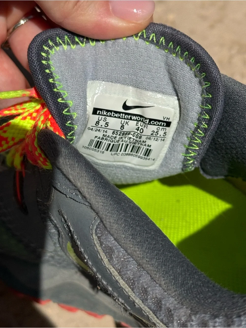Nike trail running shoes 8/8.5